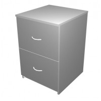 Mobile Drawer Unit with 2 File drawers